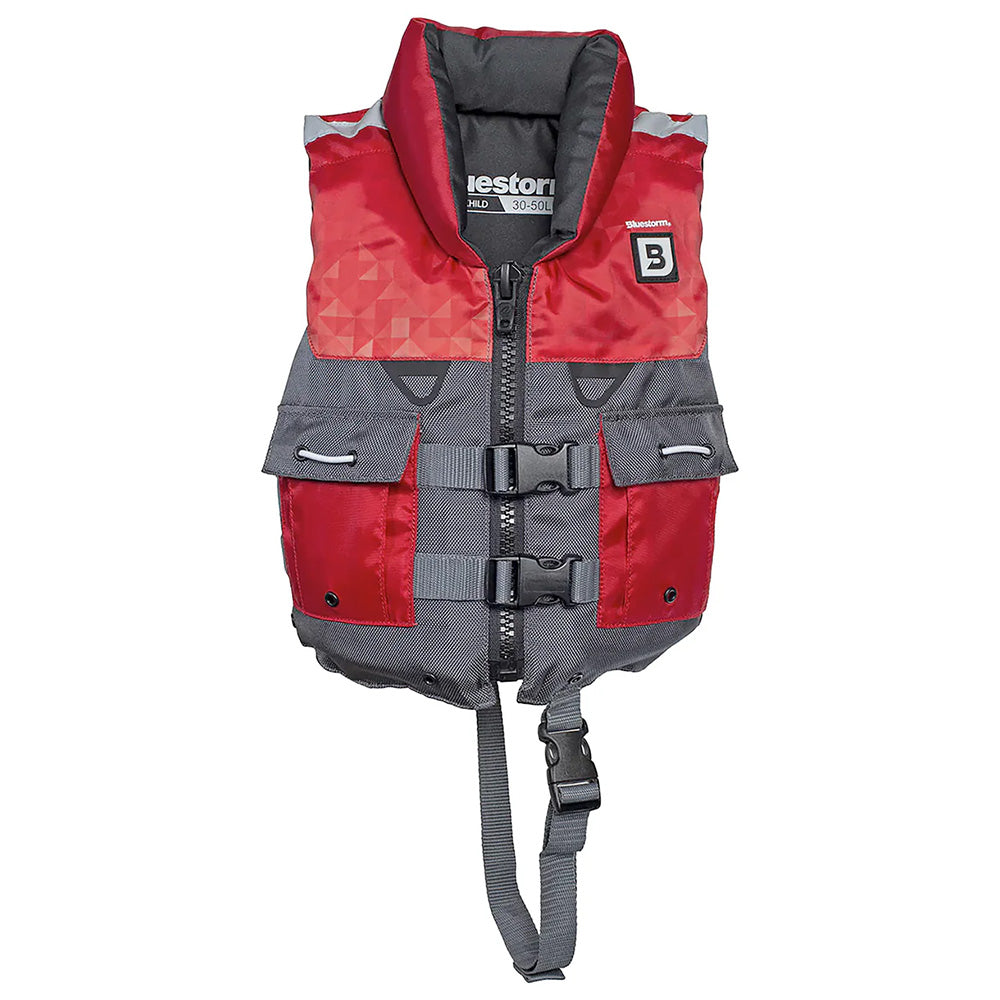 BLUESTORM CLASSIC CHILD FISHING LIFE JACKET - NITRO RED