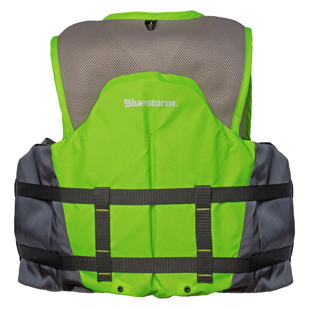 BLUESTORM SPORTSMAN ADULT MESH FISHING LIFE JACKET - HI-VIS - S/M