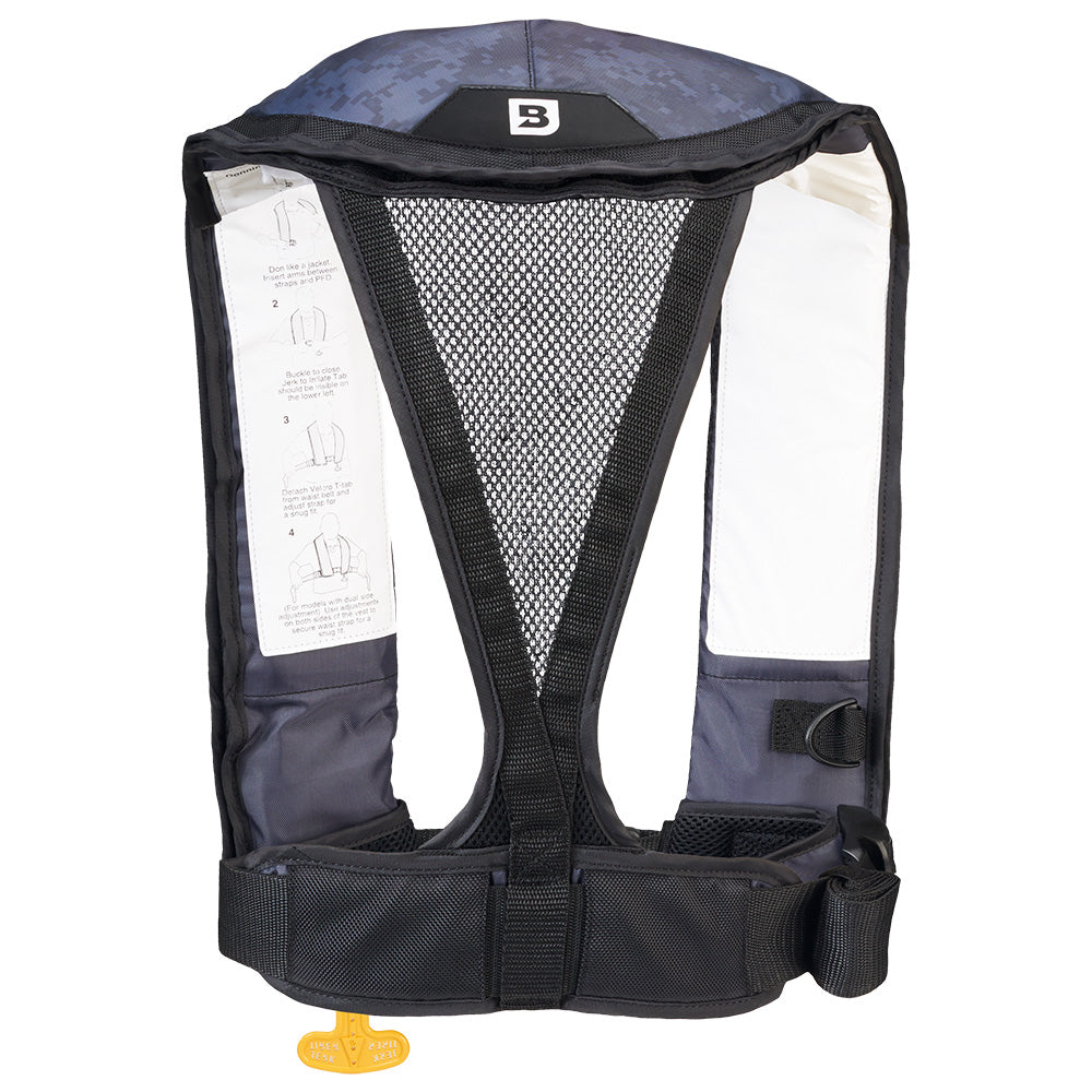 BLUESTORM ATMOS 40 AUTO TYPE II INFLATABLE PFD - APEX BLACK