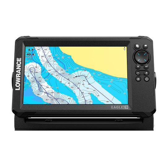 LOWRANCE EAGLE EYE™ 9 LIVE W/T/M TRANSDUCER & C-MAP® DISCOVER CHARTS