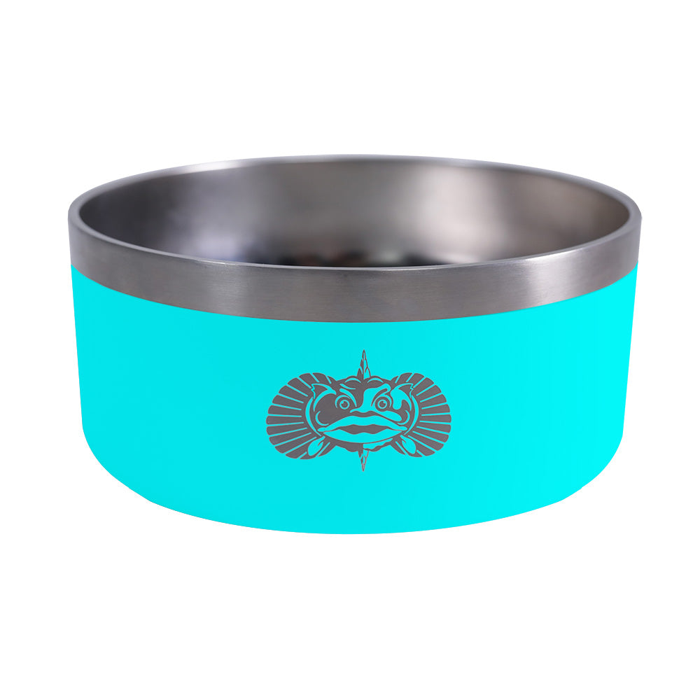 TOADFISH NON-TIPPING DOG BOWL - TEAL