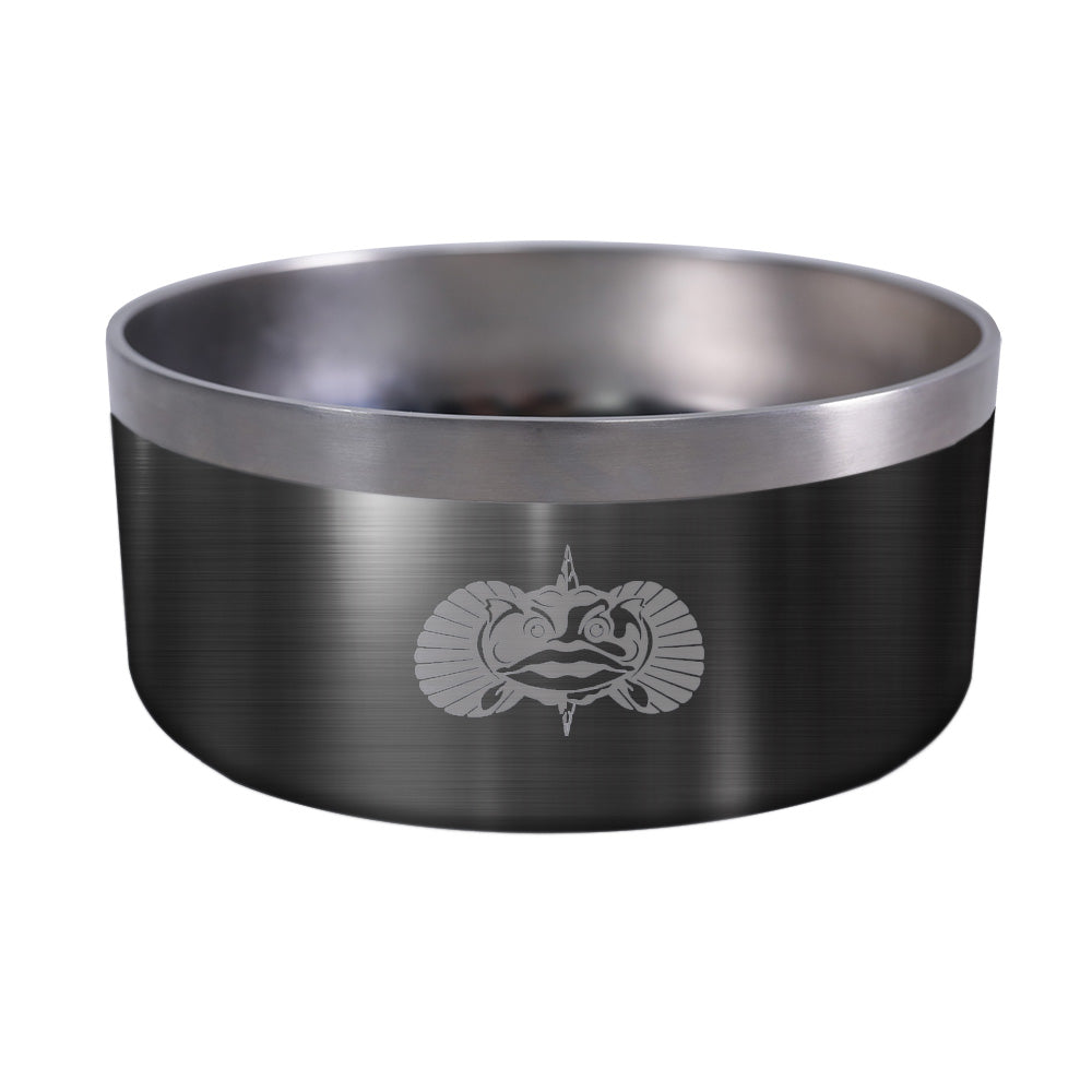 TOADFISH NON-TIPPING DOG BOWL - GRAPHITE