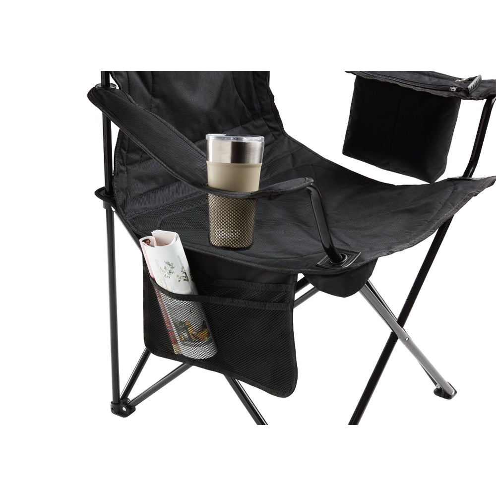 COLEMAN COOLER QUAD CHAIR - BLACK