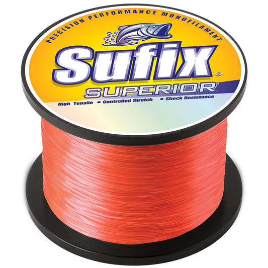 SUFIX SUPERIOR NEON FIRE MONOFILAMENT 60LB 830 YDS