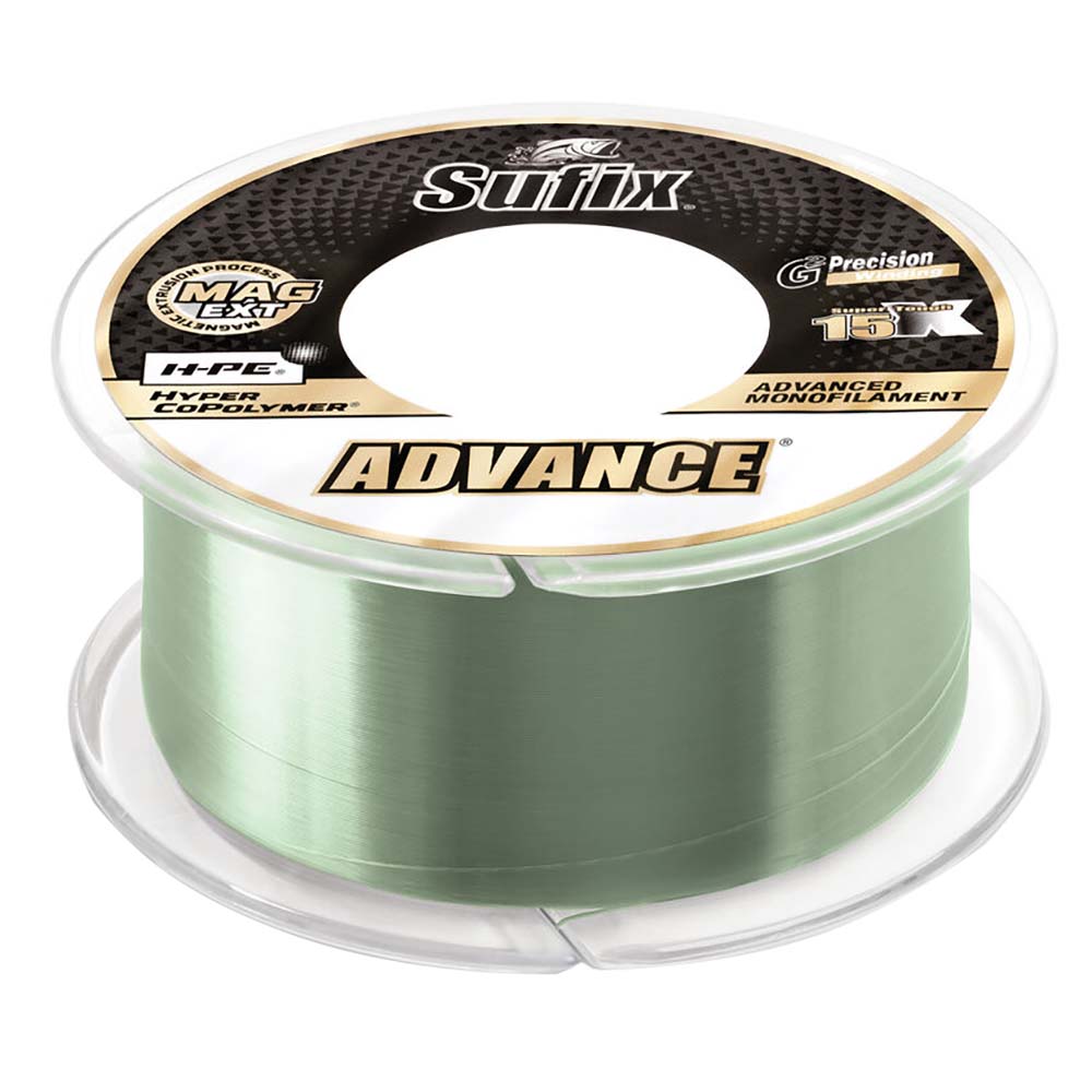 SUFIX ADVANCE MONOFILAMENT LOW-VIS GREEN 17LB 330YDS