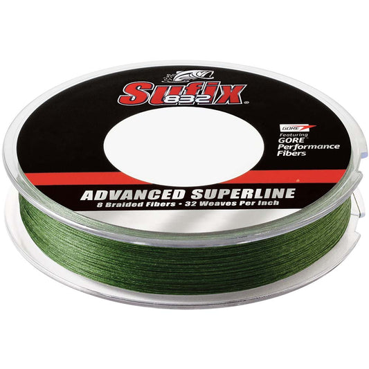 SUFIX 832® ADVANCED SUPERLINE® BRAID - 6LB - LOW-VIS GREEN - 150 YDS