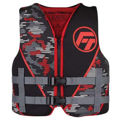 FULL THROTTLE RAPID DRY LIFE JACKET -RED/BLACK