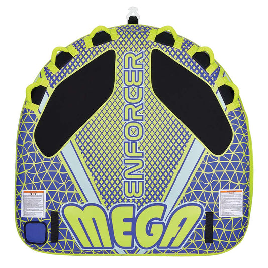 FULL THROTTLE MEGA ENFORCER TOWABLE TUBE - 3 RIDER - YELLOW