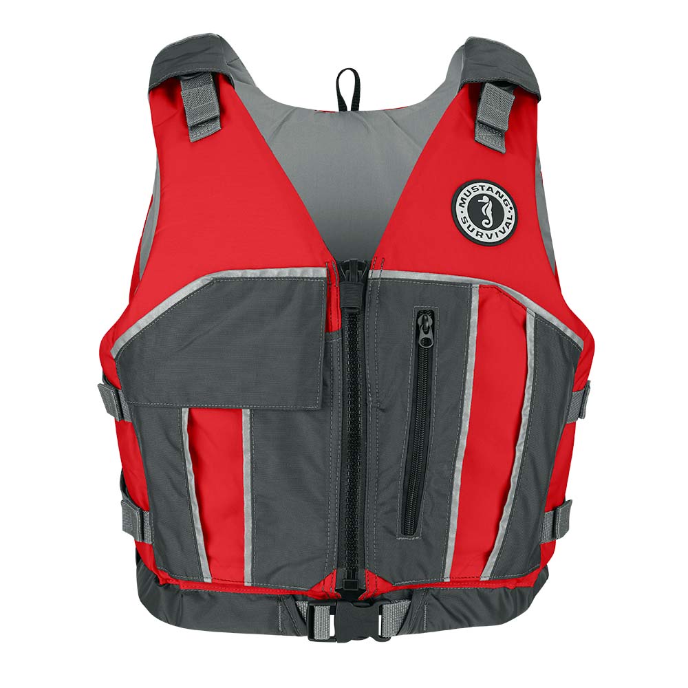 MUSTANG REFLEX FOAM VEST - RED/GREY - XL/XXL