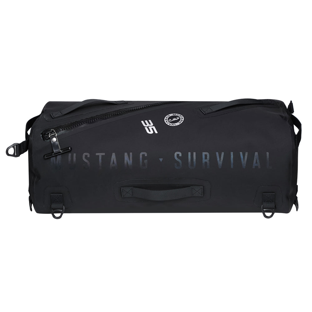 MUSTANG GREENWATER 35L SUBMERSIBLE DECK BAG - BLACK