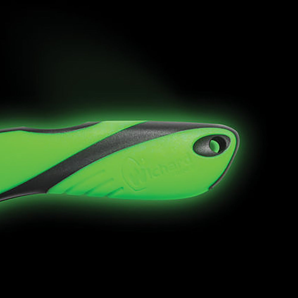 WICHARD OFFSHORE KNIFE - SERRATED BLADE - SHACKLER/SPIKE - FLUORESCENT