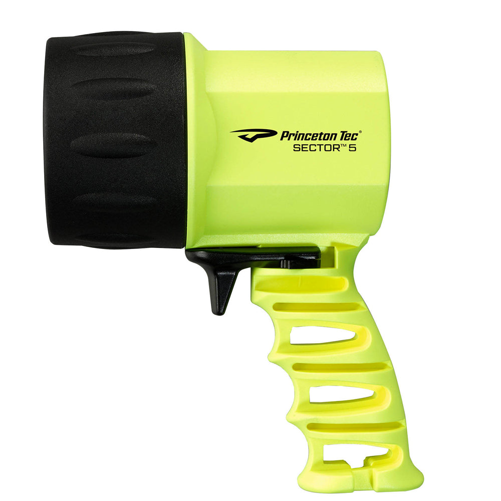 PRINCETON TEC SECTOR 5 LED WATERPROOF SPOTLIGHT - NEON YELLOW