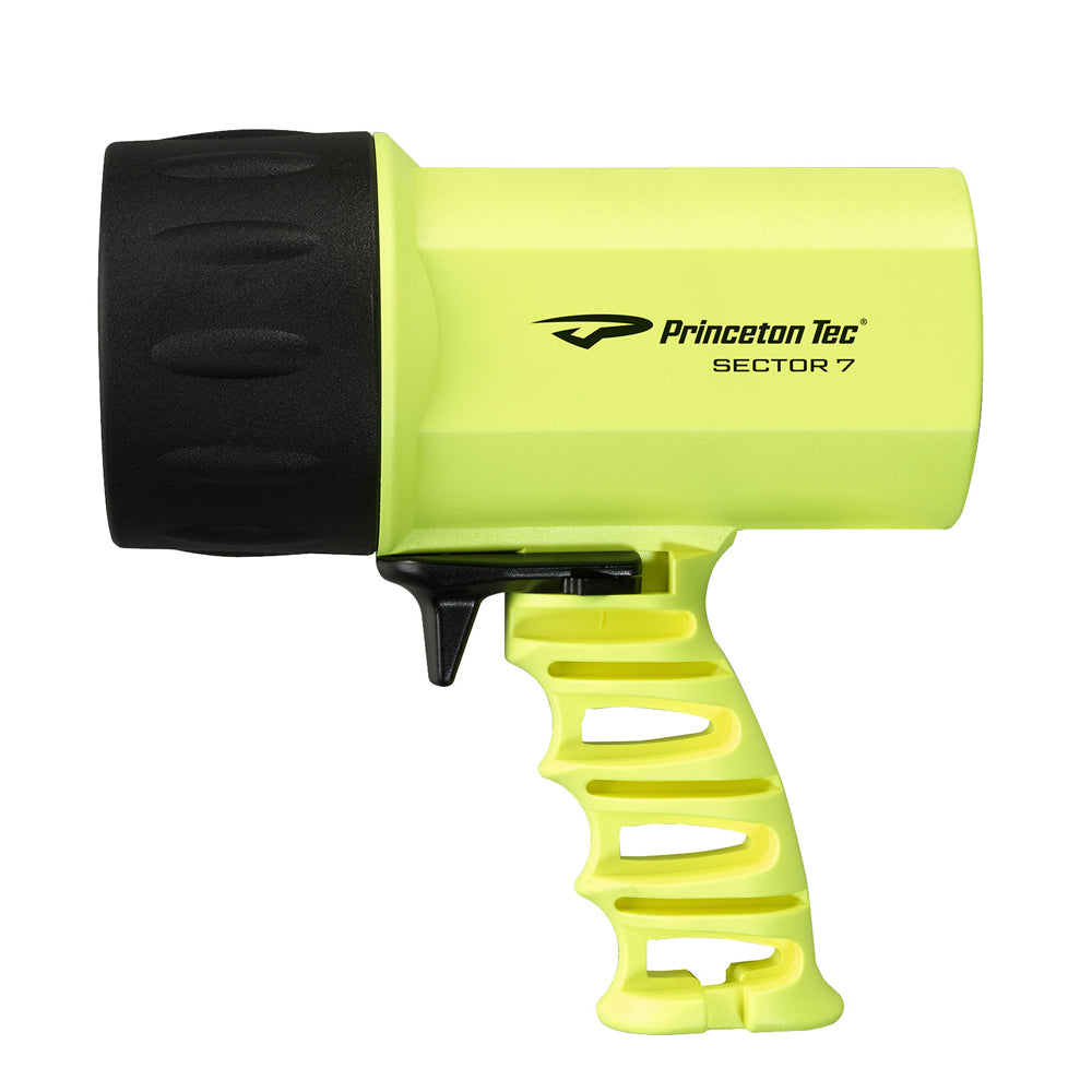 PRINCETON TEC SECTOR 7 LED WATERPROOF SPOTLIGHT - NEON YELLOW