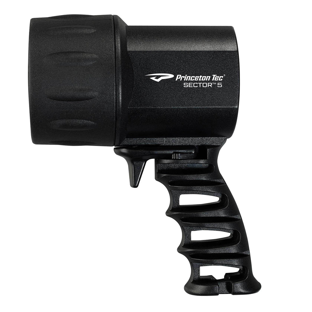 PRINCETON TEC SECTOR 5 WATERPROOF SPOTLIGHT - BLACK