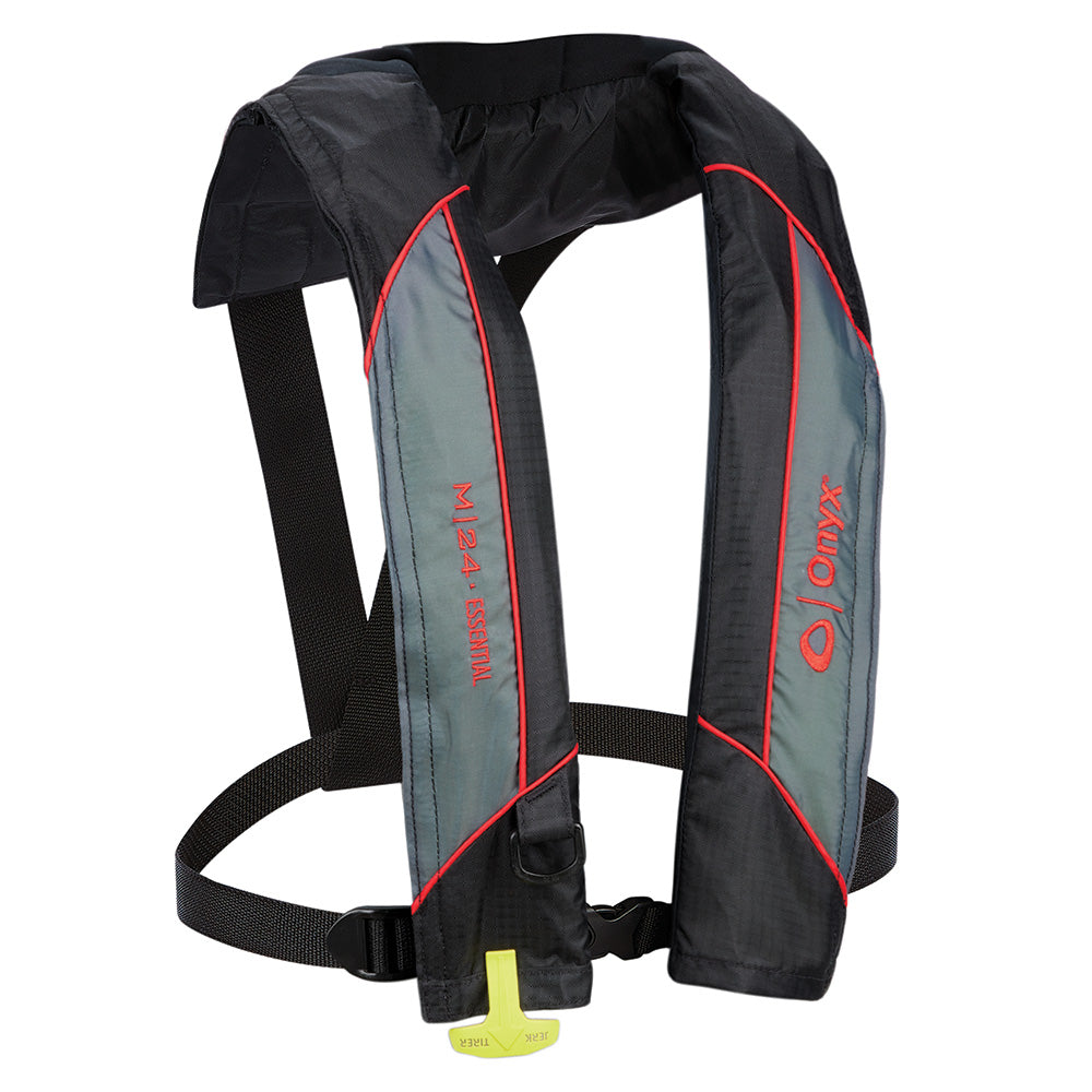 ONYX M-24 ESSENTIAL MANUAL INFLATABLE LIFE JACKET - RED - ADULT UNIVERSAL