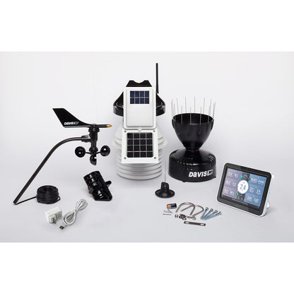 DAVIS VANTAGE PRO2 WIRELESS WEATHER STATION W/WEATHERLINK CONSOLE & 24HR FAN ASPIRATED RADIATION SHIELD