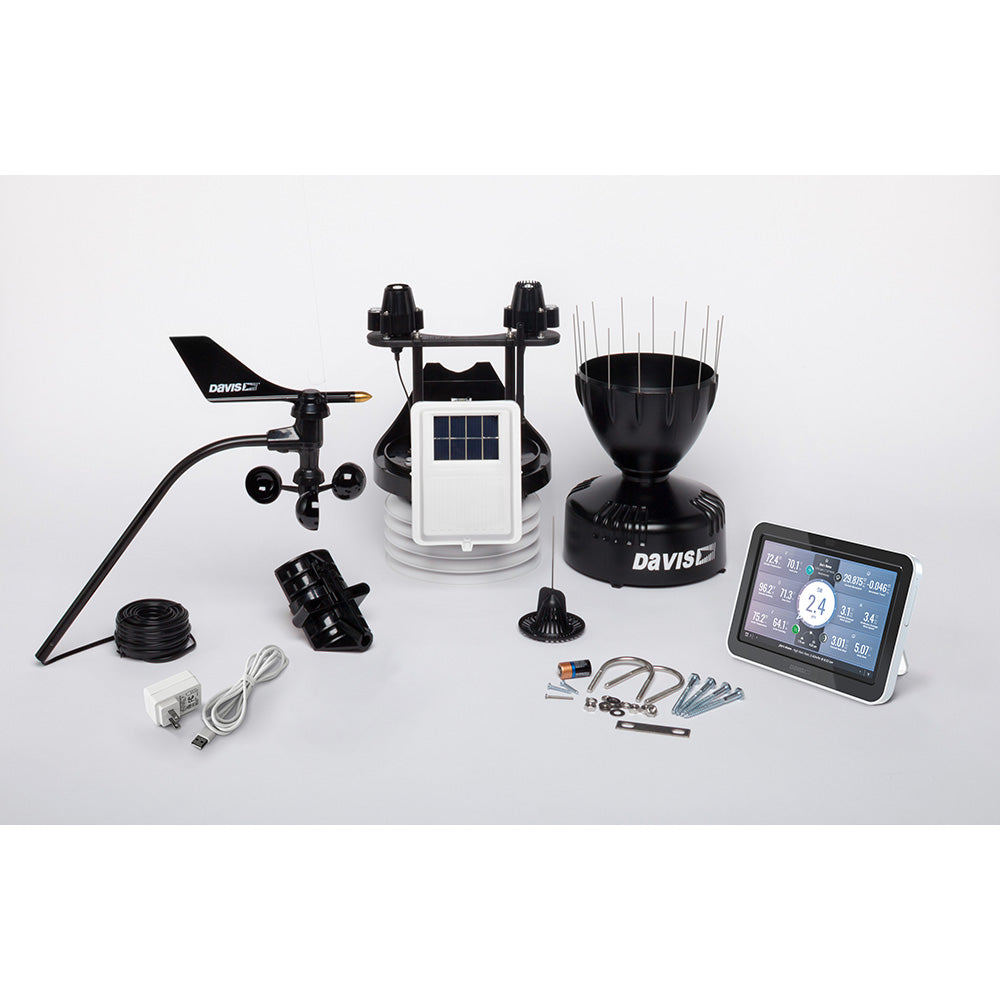 DAVIS VANTAGE PRO2 PLUS WIRELESS WEATHER STATION W/UV & SOLAR RADIATION SENSORS AND WEATHERLINK CONSOLE