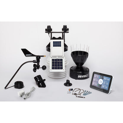 DAVIS VANTAGE PRO2 WIRELESS WEATHER STATION W/WEATHERLINK CONSOLE, 24HR FAN ASPIRATED RADIATION SHIELD, UV & SOLAR SENSORS