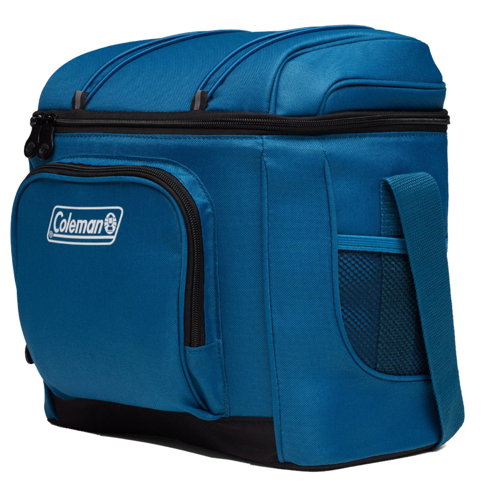 COLEMAN CHILLER 16-CAN SOFT-SIDED PORTABLE COOLER - DEEP OCEAN