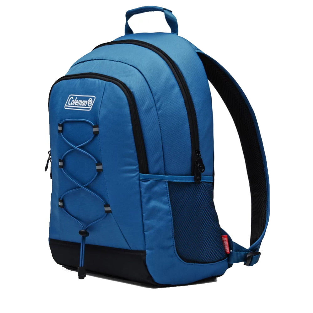 COLEMAN CHILLER 28-CAN SOFT-SIDED BACKPACK COOLER - DEEP OCEAN