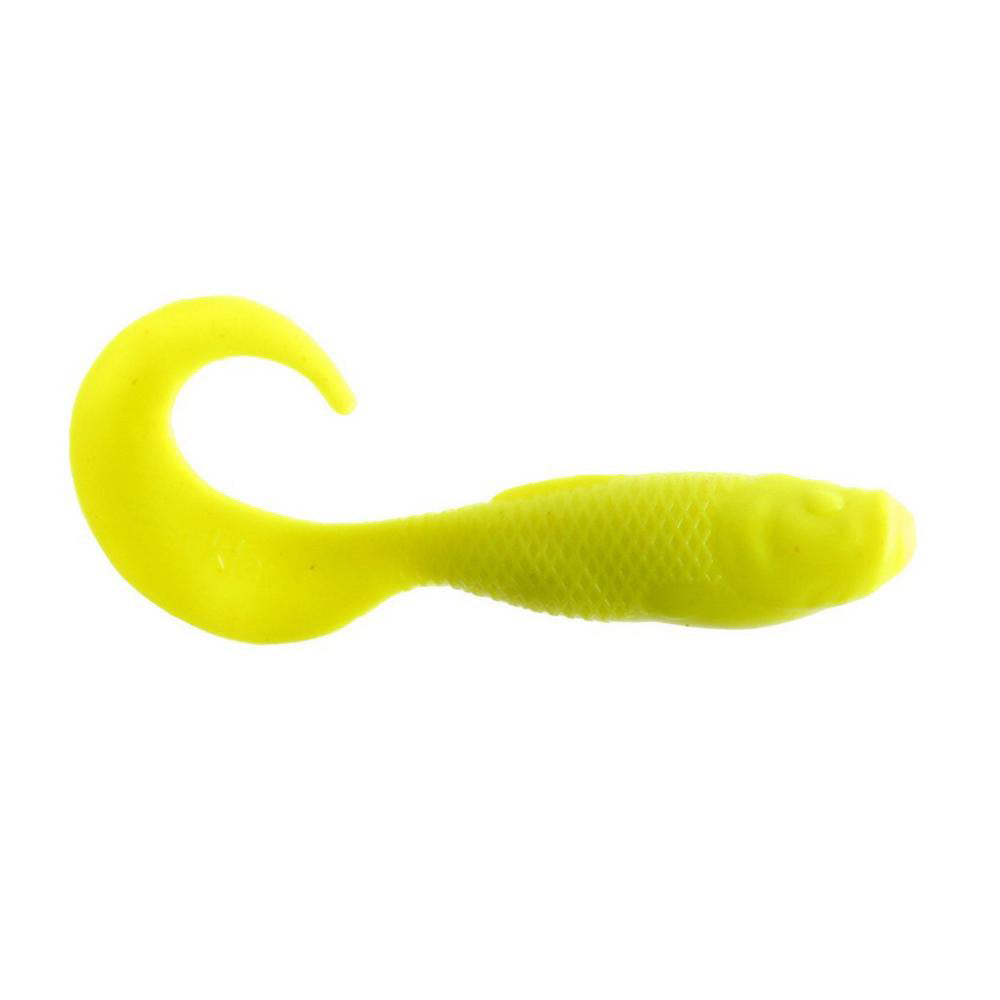 BERKLEY GULP! SALTWATER SWIMMING MULLET 5" CHARTREUSE