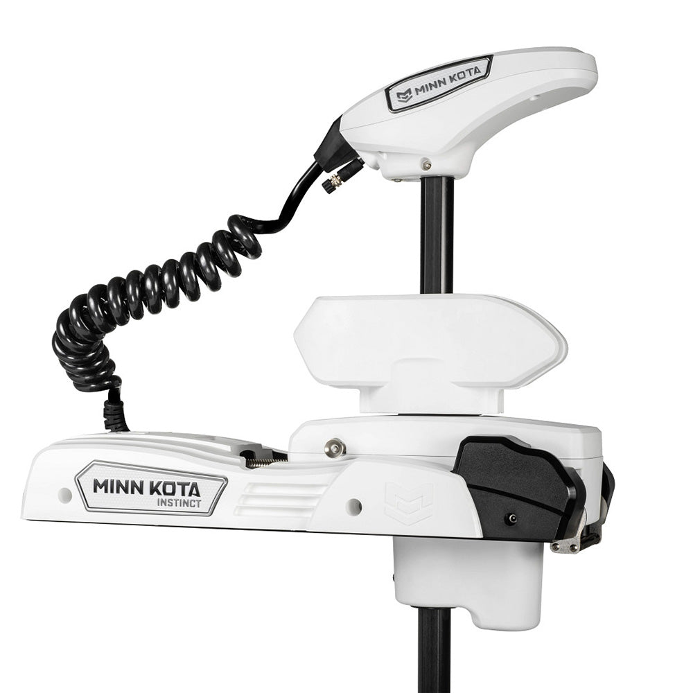 MINN KOTA RIPTIDE INSTINCT QUEST™ 90/115 TROLLING MOTOR W/WIRELESS REMOTE - 24/36V - 90/115LBS - 87" - WHITE