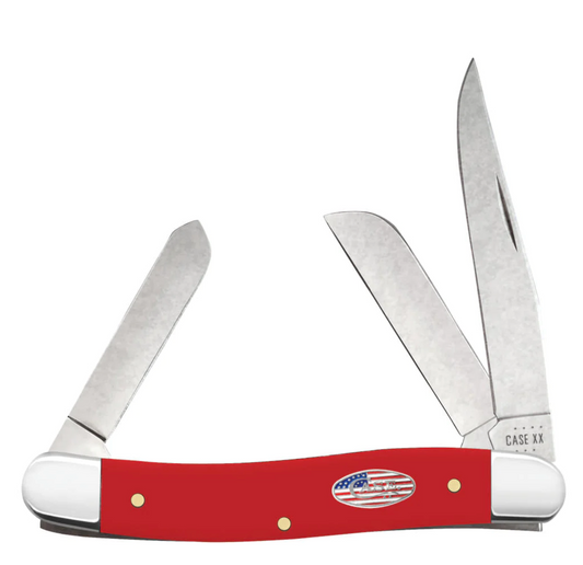 CASE STOCKMAN MEDIUM 3 BLADE 3 5/8" AMERICAN WORKMAN