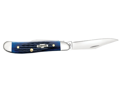 CASE PEANUT 2 BLADE 2 7/8" BLUE BONE