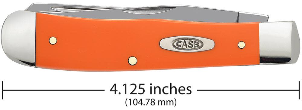 CASE PEANUT 2 BLADE 2 7/8" ORANGE