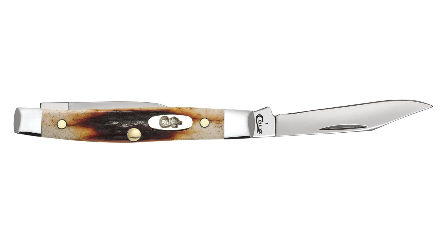 CASE PEN SMALL 2 BLADE 2 5/8" STAG