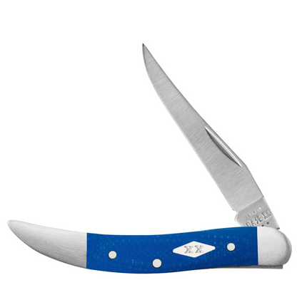 CASE TEXAS TOOTHPICK SMALL 1 BLADE 3" BLUE G-10