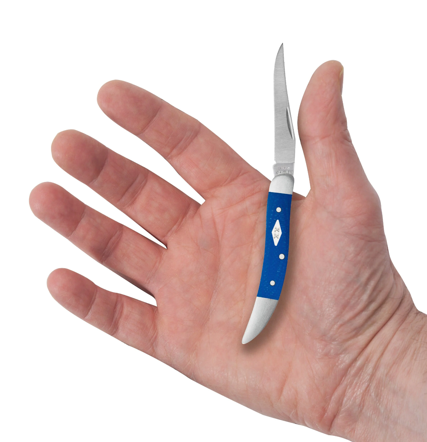 CASE TEXAS TOOTHPICK SMALL 1 BLADE 3" BLUE G-10