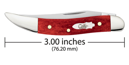 CASE TEXAS TOOTHPICK SMALL 1 BLADE 3" RED BONE