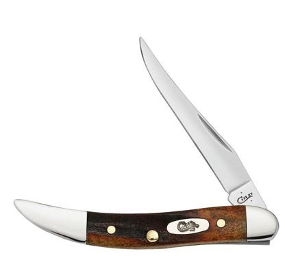 CASE TEXAS TOOTHPICK SMALL 1 BLADE 3" RED STAG