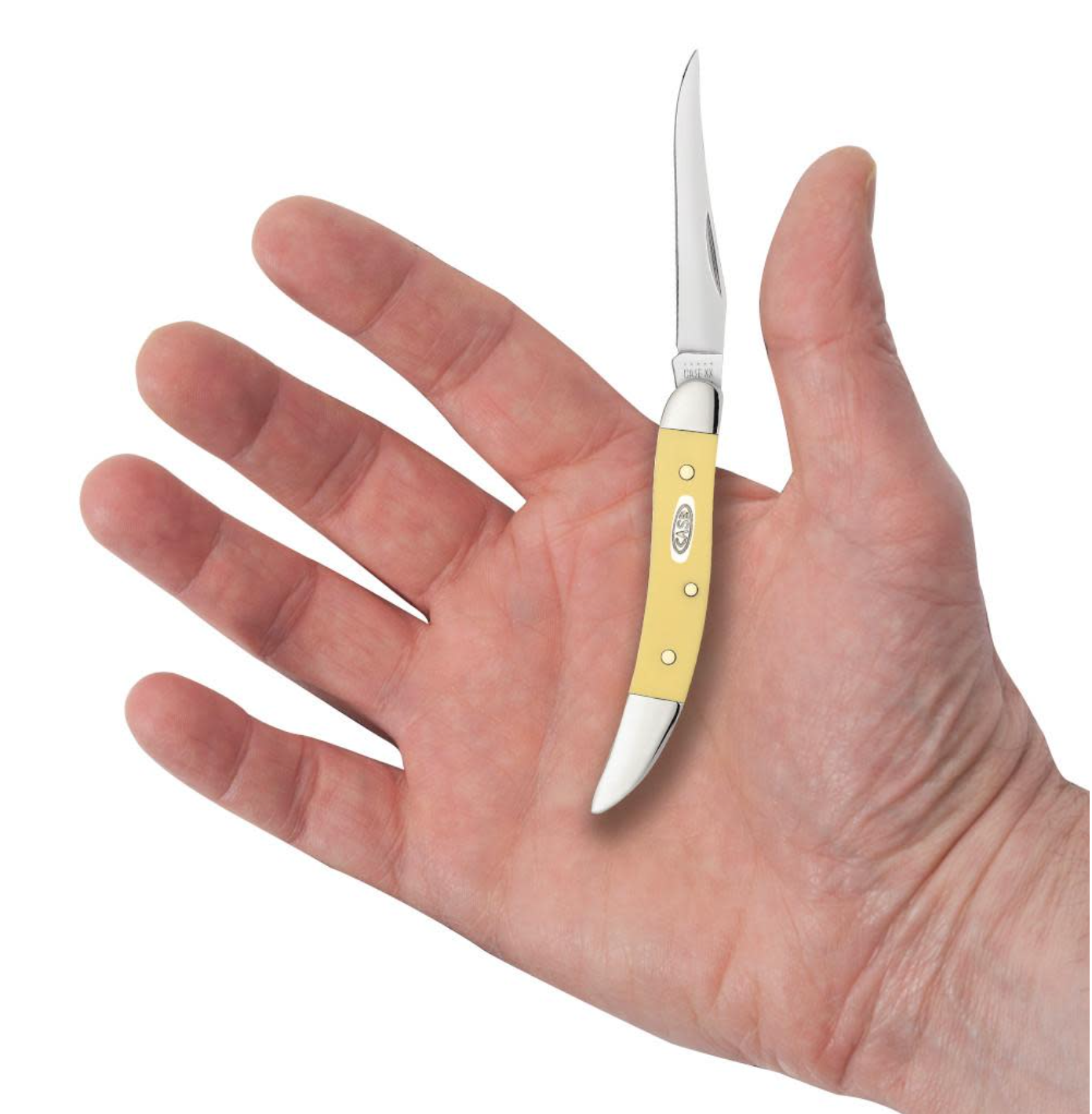 CASE TEXAS TOOTHPICK SMALL 1 BLADE 3" YELLOW CS