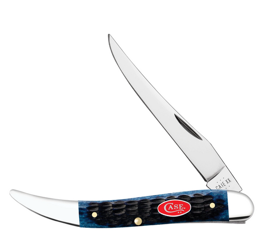 CASE TEXAS TOOTHPICK MEDIUM 1 BLADE 4.25" NAVY BONE