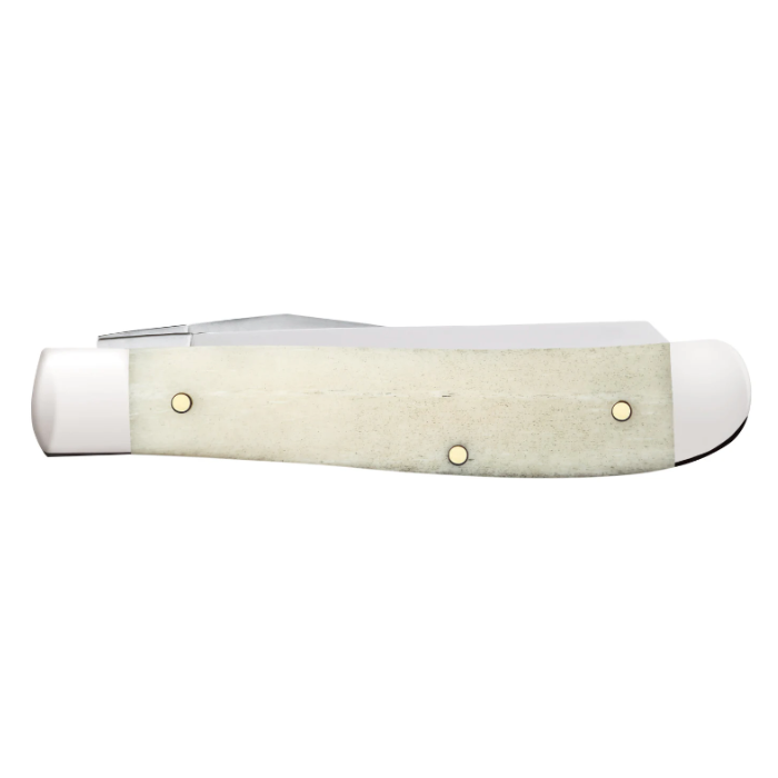 CASE TRAPPER MINI 2 BLADE 3.5" SMOOTH NATURAL BONE