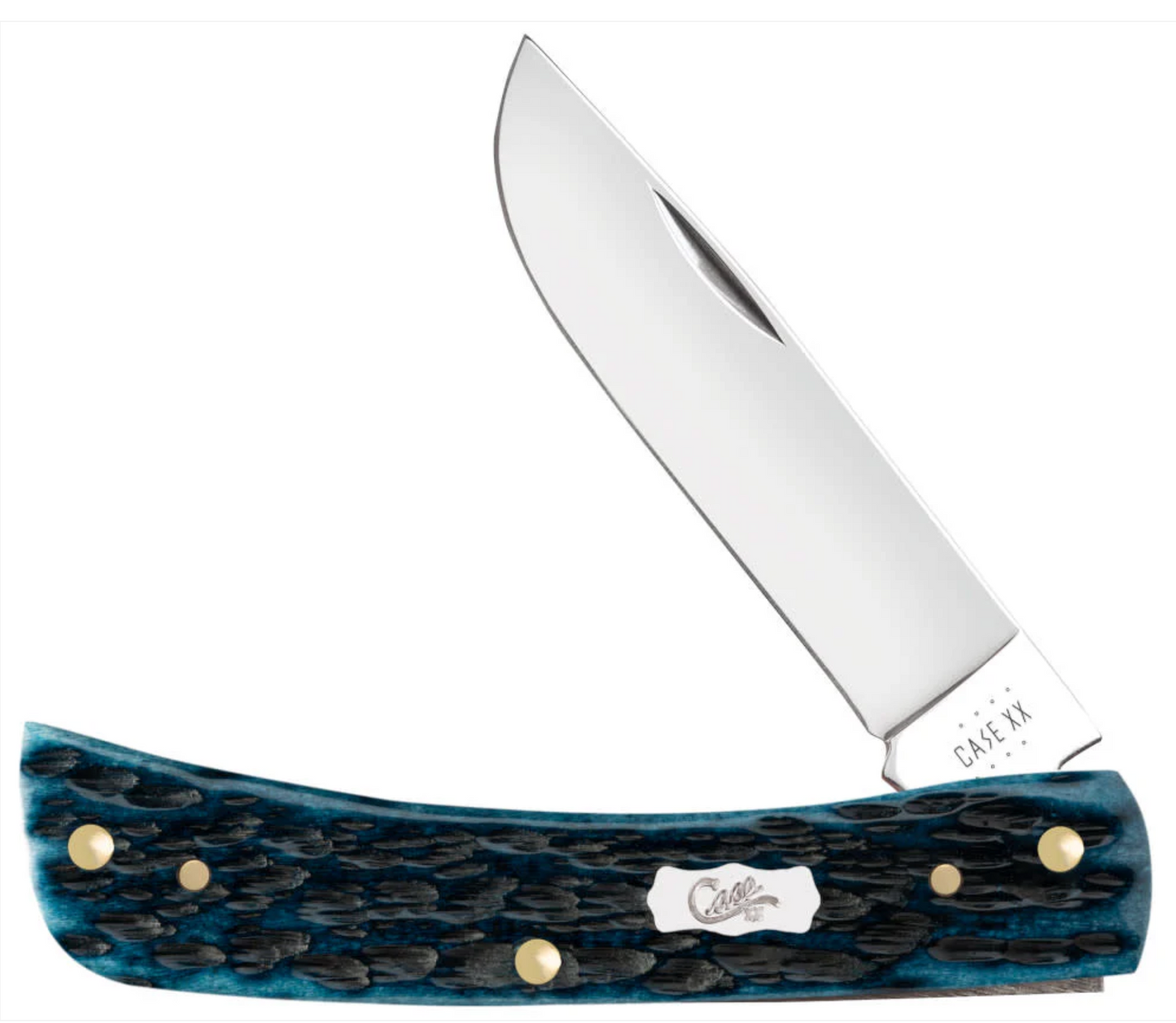 CASE SOD BUSTER JR 1 BLADE 3 5/8" MEDITERRANEAN BLUE