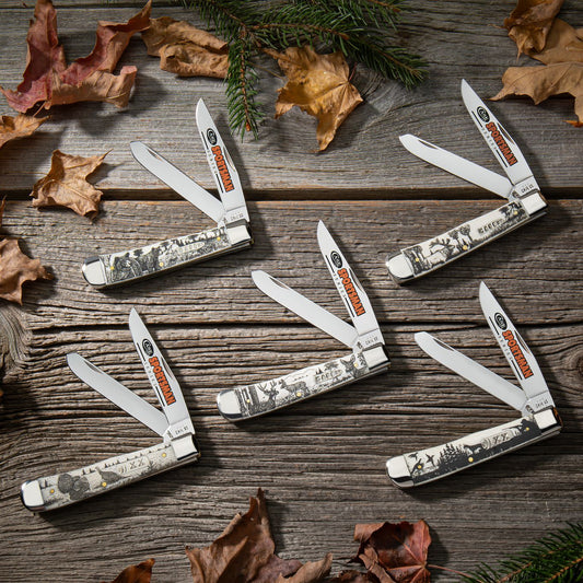 CASE SPORTSMAN TRAPPER TURKEY 2 BLADE 4 1/8" NATURAL BONE