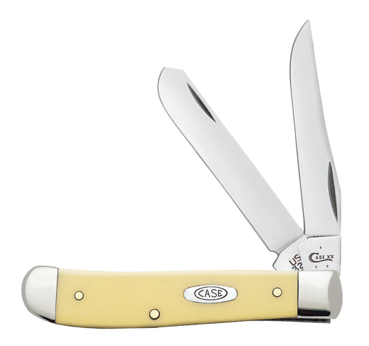 CASE TRAPPER MINI 2 BLADE 3.5" YELLOW CV