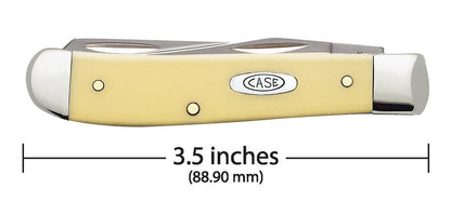 CASE TRAPPER MINI 2 BLADE 3.5" YELLOW CV