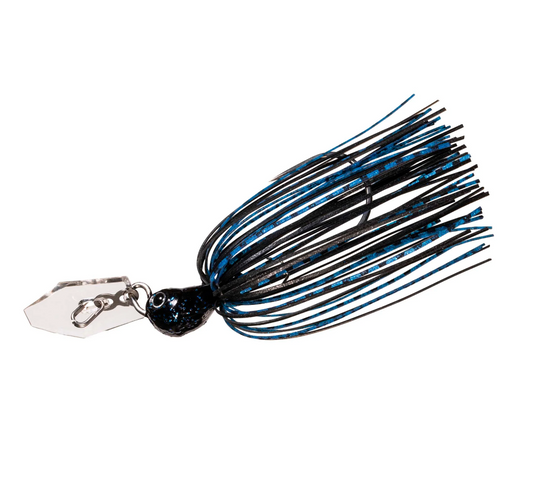 ZMAN CHATTERBAIT JACKHAMMER STEALTHBLADE 3/8OZ BLACK BLUE