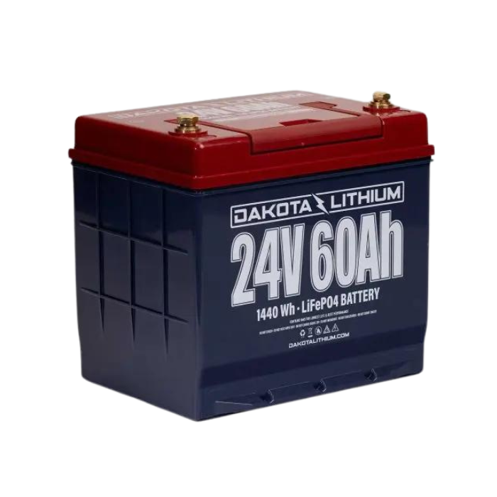 DAKOTA LITHIUM 24V 60AH DEEP CYCLE LIFEPO4 SINGLE BATTERY