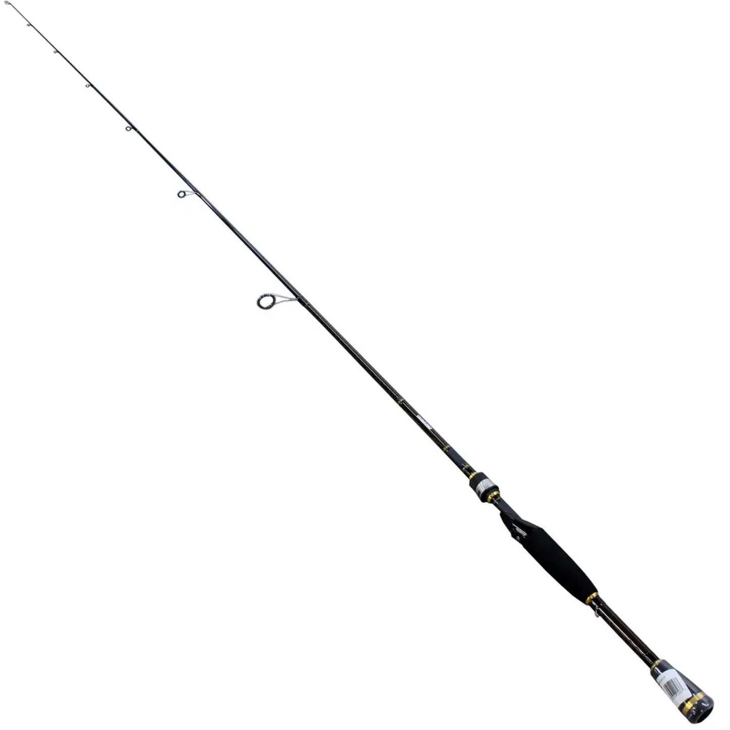 Fishing rod on a white background
