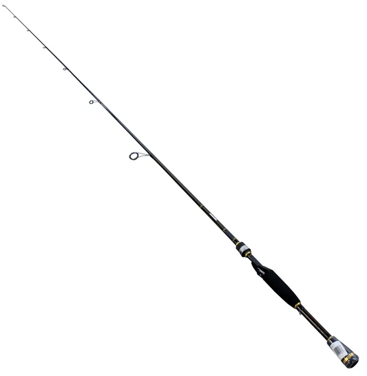 Fishing rod on a white background