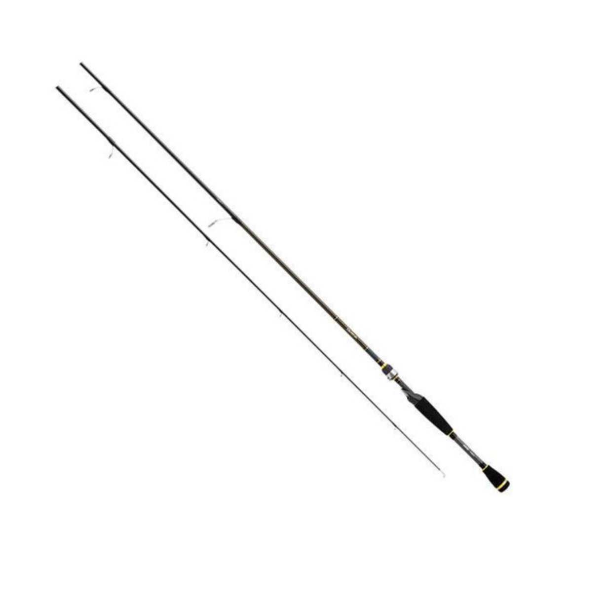 Fishing rod on a white background
