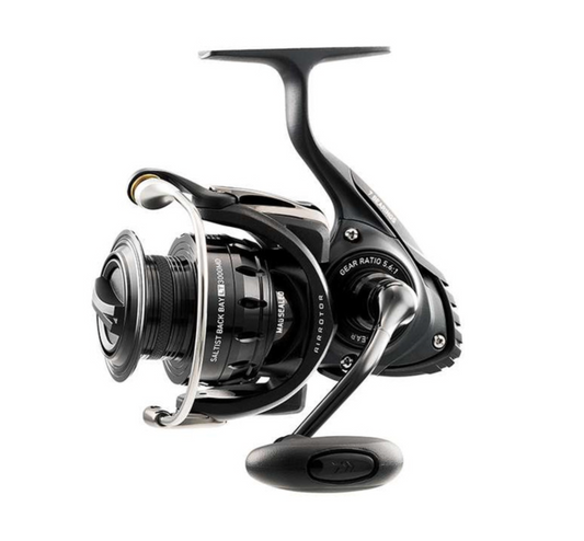 Fishing reel on a white background