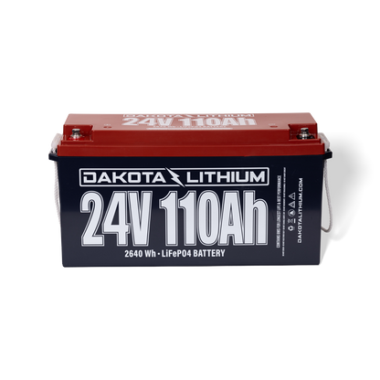 DAKOTA LITHIUM 24V 110AH DEEP CYCLE LIFEPO4