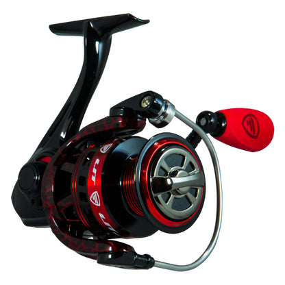 FAVORITE LIT SPINNING REEL RED/BLACK 5.2:1