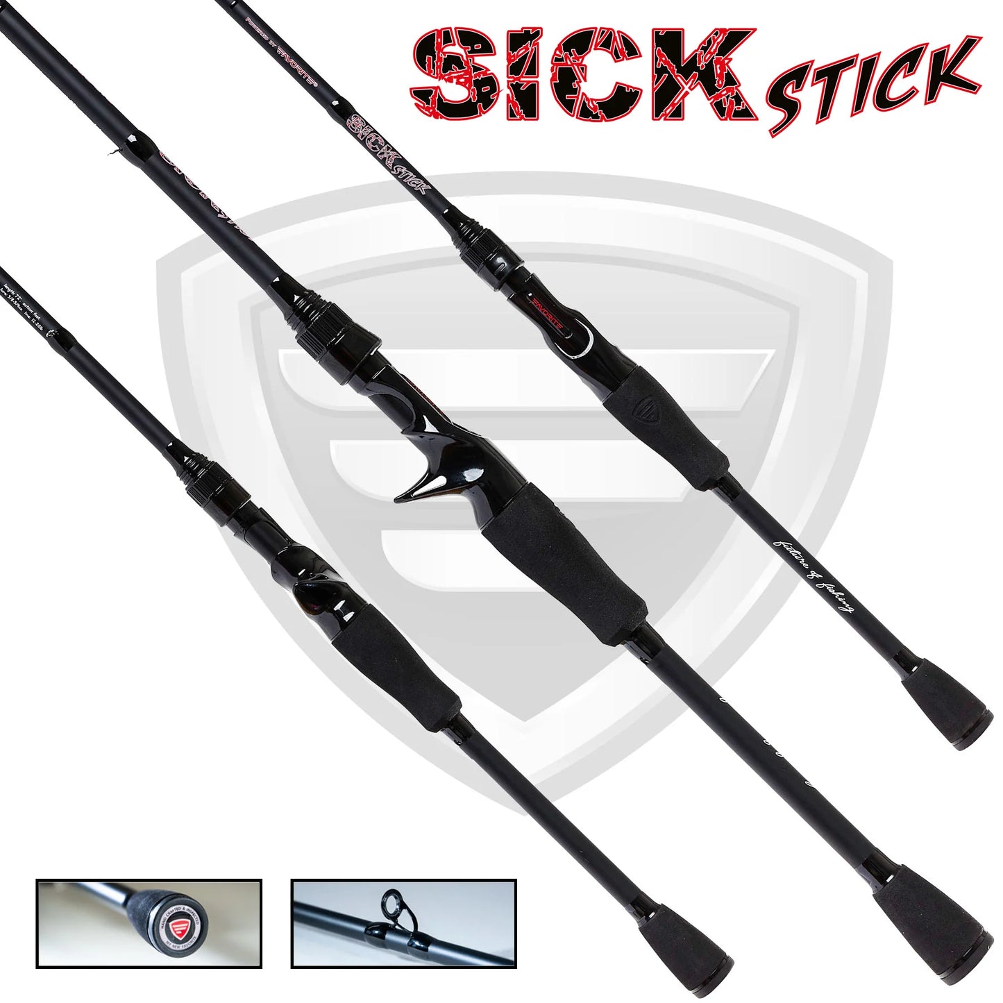 FAVORITE SICK STICK CASTING ROD 2PC 7'2"